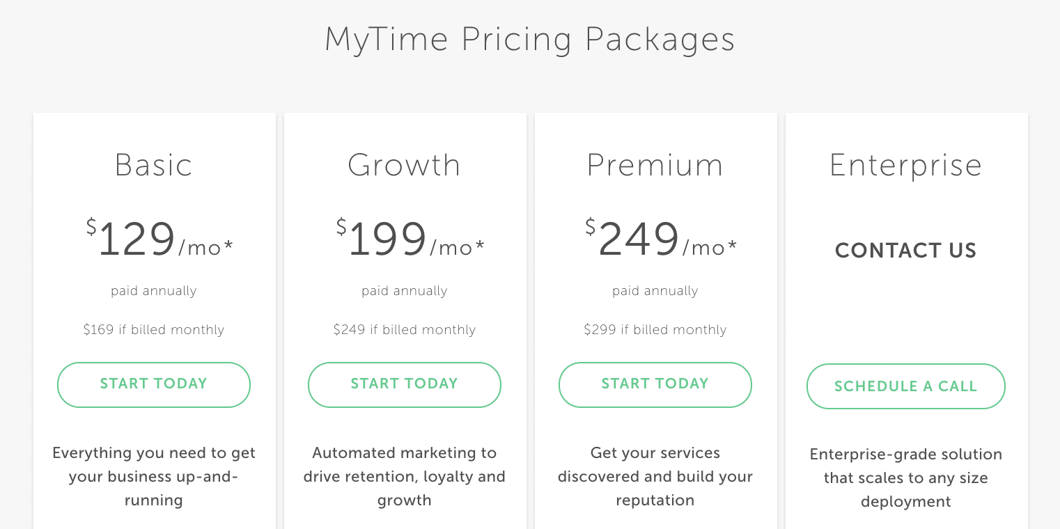 mytime pricing